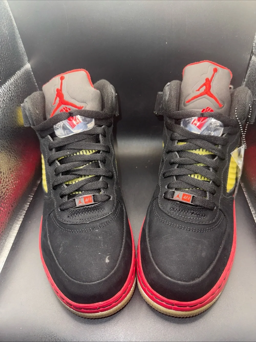 Size 7.5 - Air Jordan Fusion 5 Varsity Red, 318608-062, Never Worn, RARE GRAIL